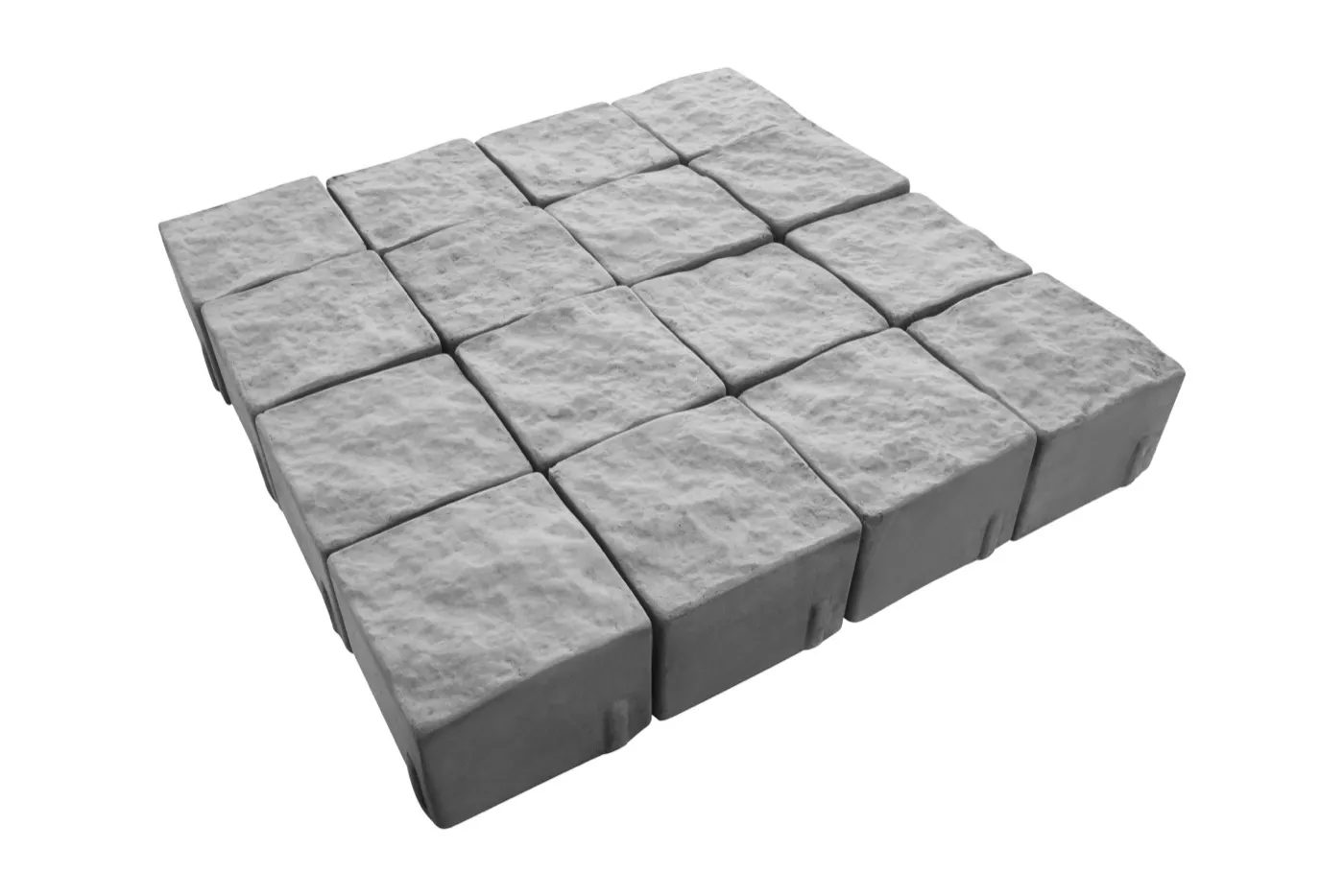 English Cobble cast paving