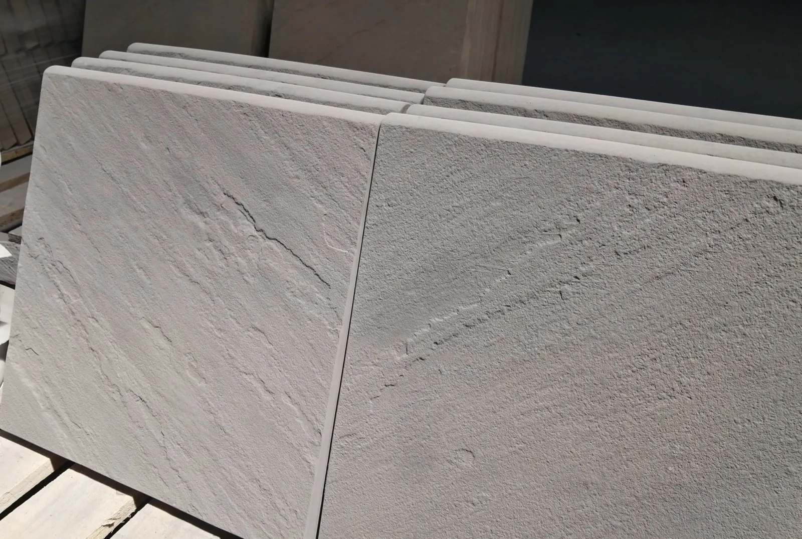 CAPECAST paving textures — charcoal and grey finishes